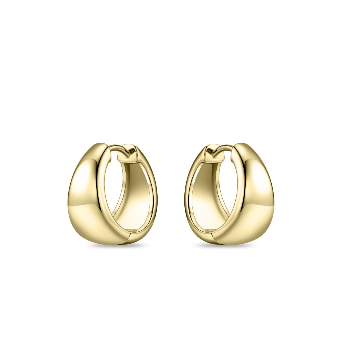 Gisser Oorringen Zilver Geel Verguld – KC1067Y