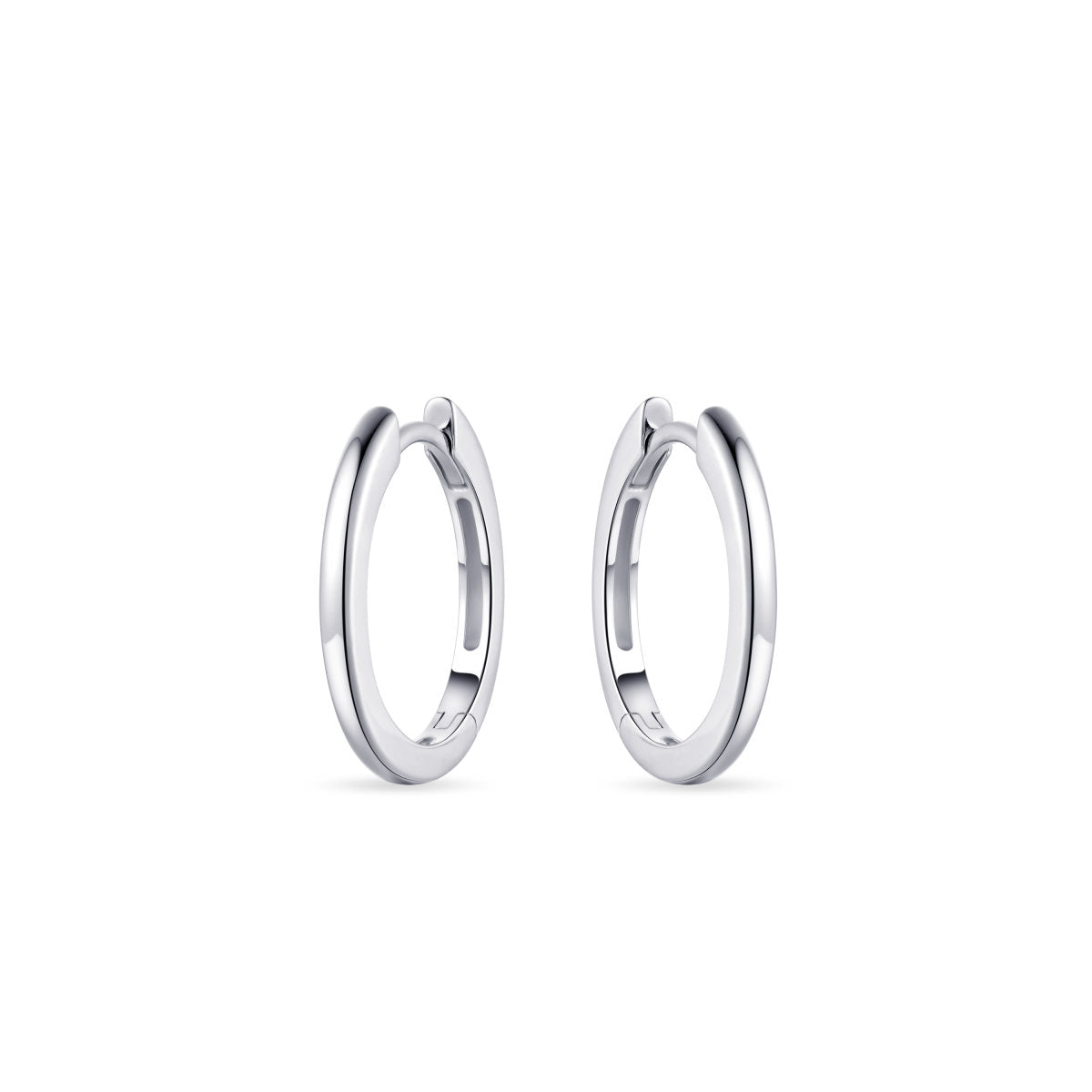 Gisser Oorringen Zilver Gerhodineerd – KCA2/18