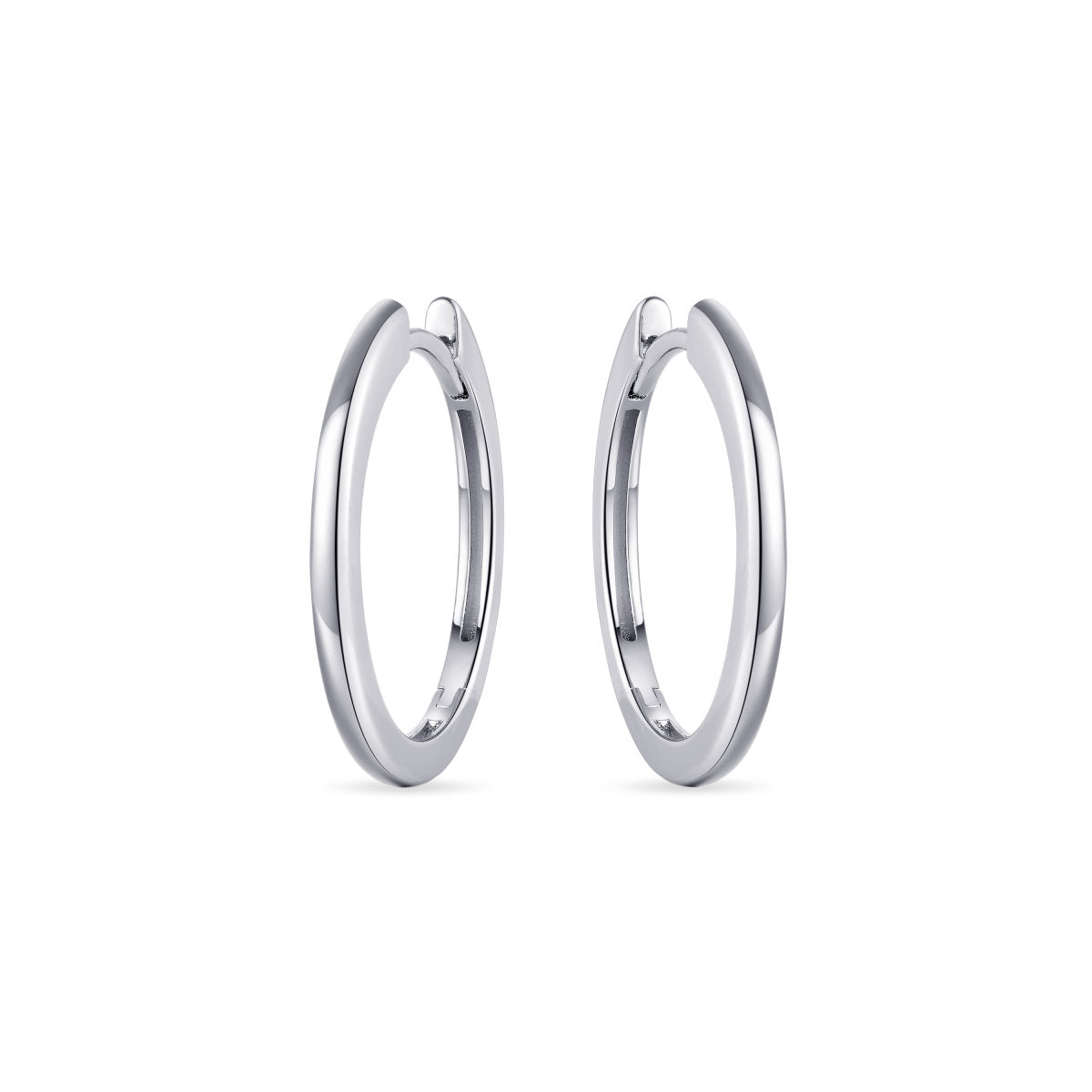 Gisser Oorringen Zilver Gerhodineerd – KCA2/22