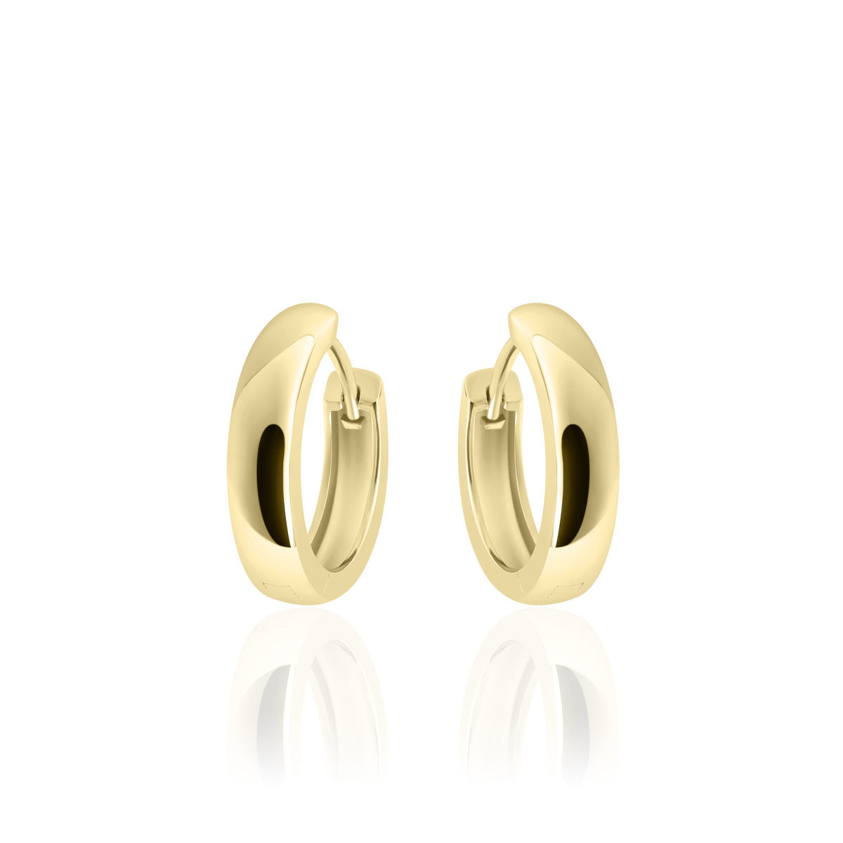 Gisser Oorringen Zilver Geel Verguld – KCA4/18Y