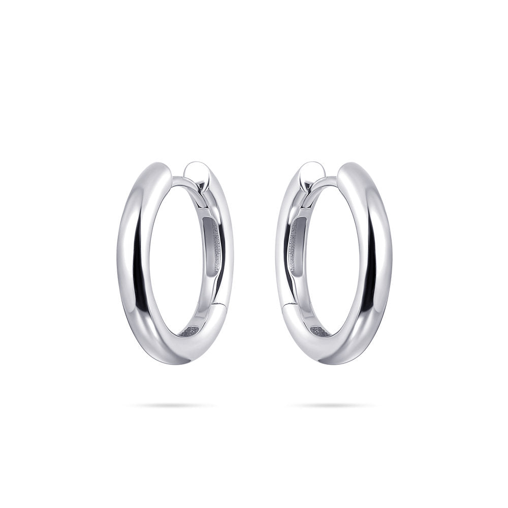 Gisser Oorringen Zilver Gerhodineerd – KCL3/20