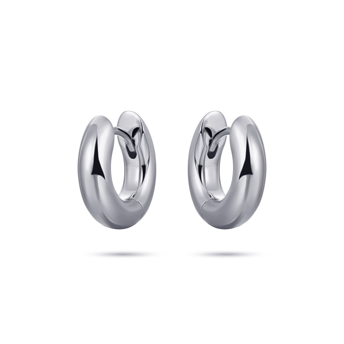 Gisser Oorringen Zilver Gerhodineerd – KCL4/15