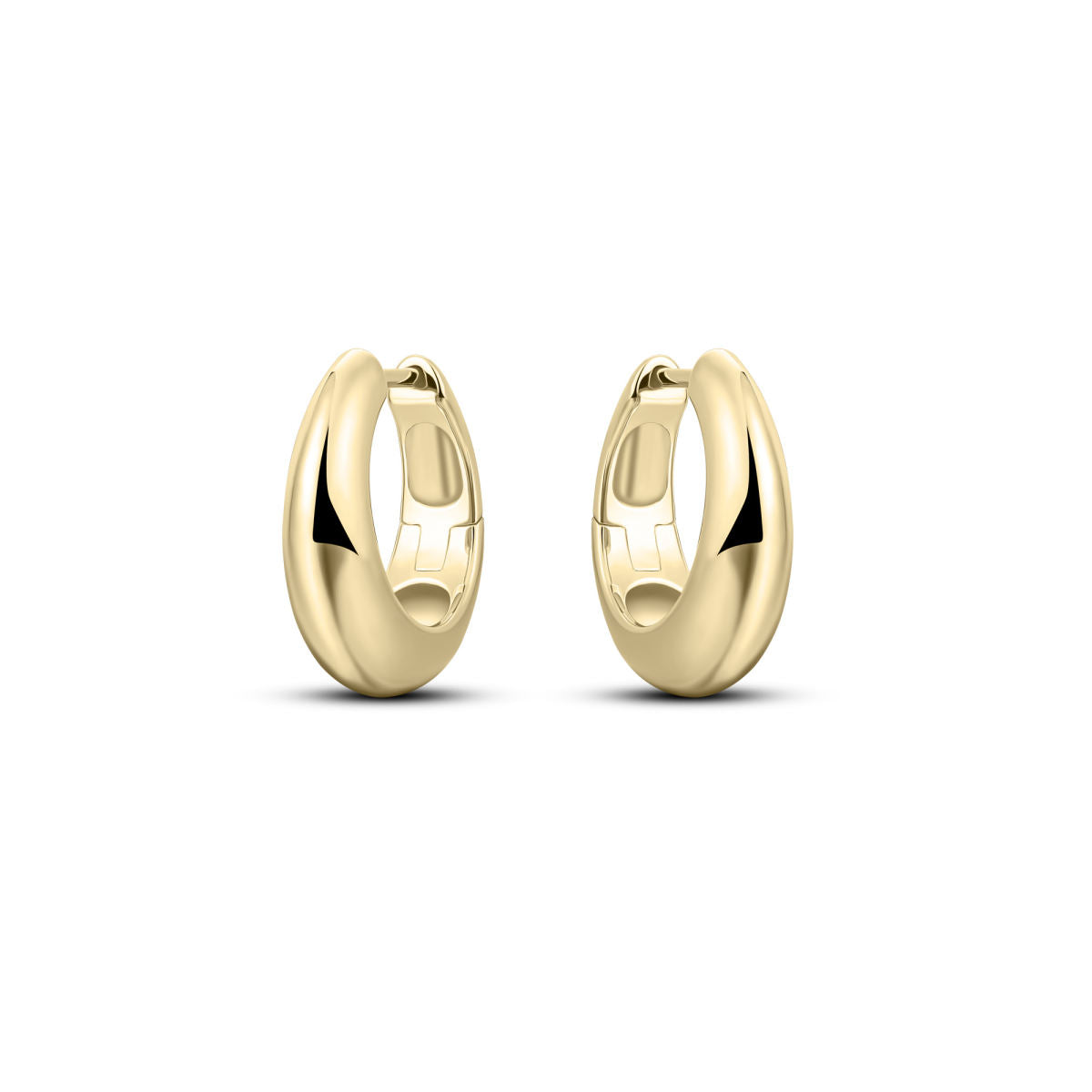 Gisser Oorringen Zilver Geel Verguld – KCL6/18Y