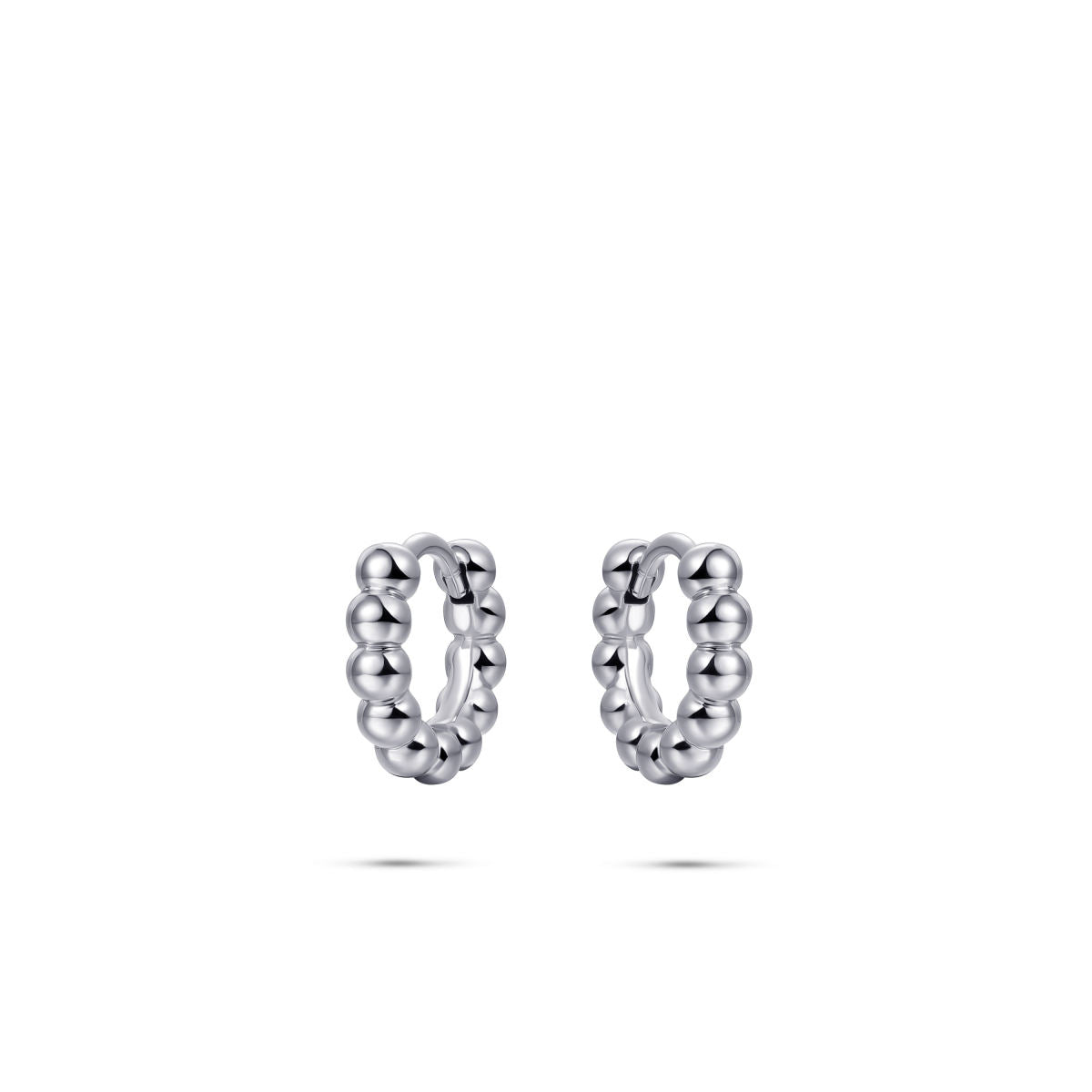 Gisser Oorringen Zilver Gerhodineerd – KCR3/13.5