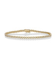 Sparkling Jewels armband Tennis Round CZ gold plated - Silver - LK-TBG-02 - PansiteNederland.nl