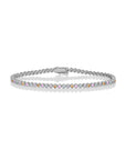 Sparkling Jewels armband Tennis Round CZ rhodium plated - Silver - LK-TBS-02 - PansiteNederland.nl