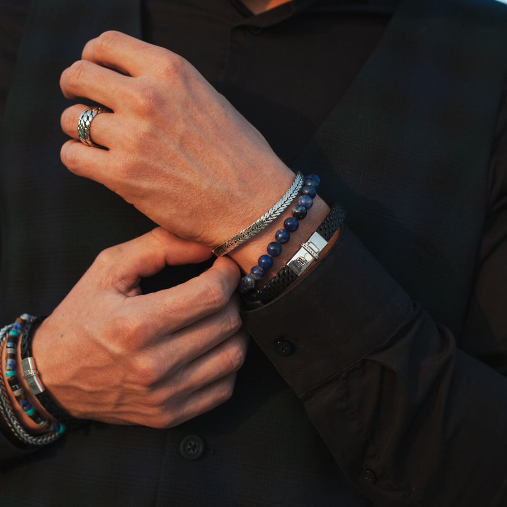 Rebel & Rose Mastery Collection Armband RR-L0161-S – Zwart