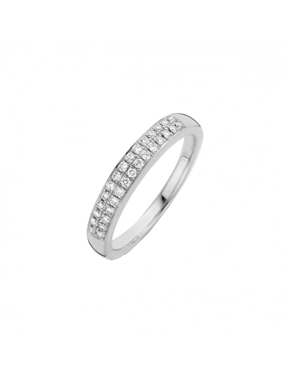 Briljant 14K Witgoud Bella Diamant Ring 0.24 ct
