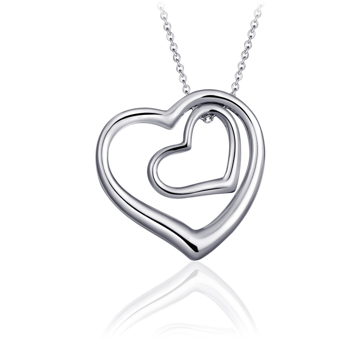 Gisser Ketting Zilver Gerhodineerd 42+3 cm – N1004
