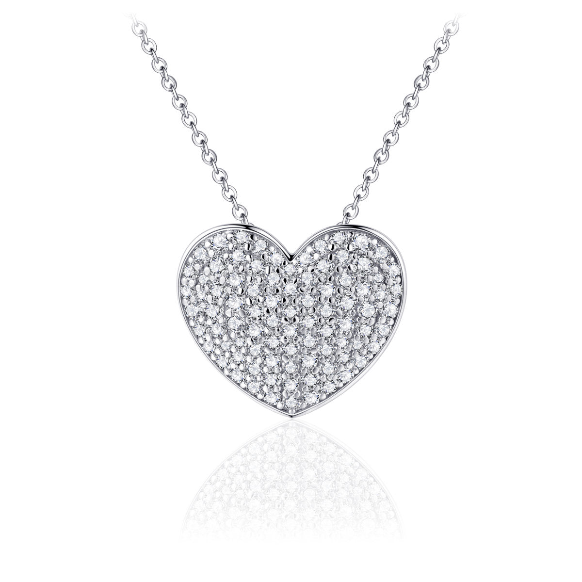 Gisser Ketting Zilver Gerhodineerd 42+5 cm – N1028