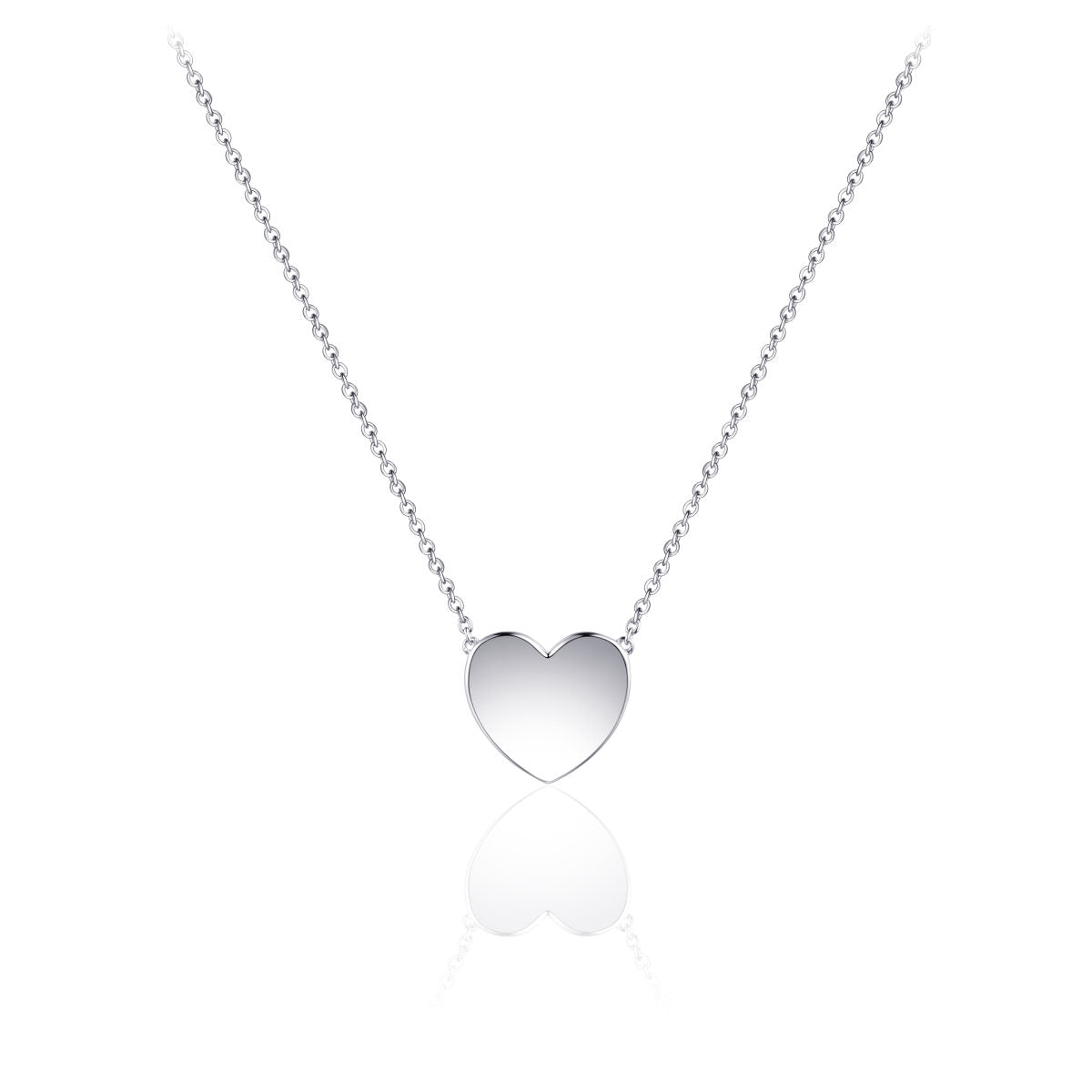 Gisser Ketting Zilver Gerhodineerd 42+5 cm – N1030