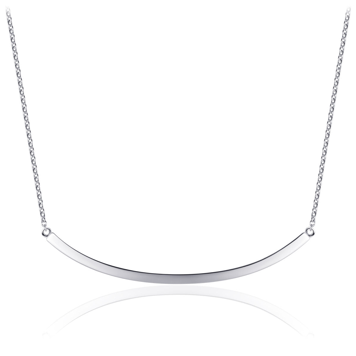 Gisser Ketting Zilver Gerhodineerd 42+5 cm – N1072