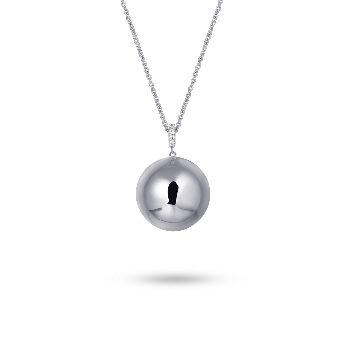 Gisser Ketting Zilver Gerhodineerd 45+5 cm – N1116