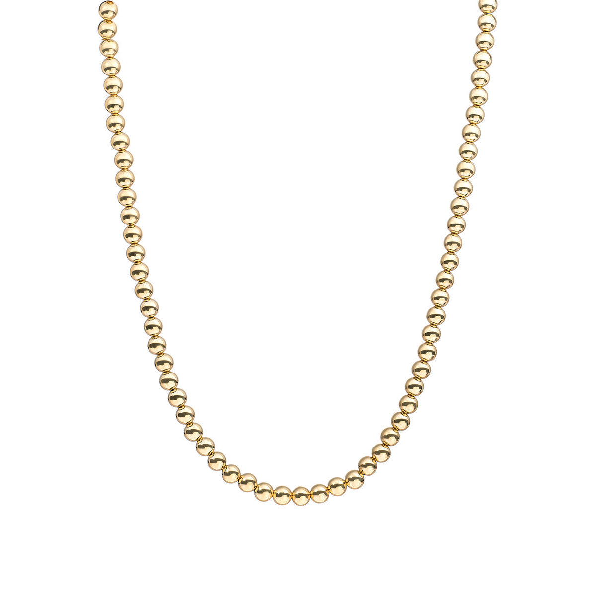 Sparkling Jewels Ketting 6mm NLK-G-6MM-042 Goudkleurig