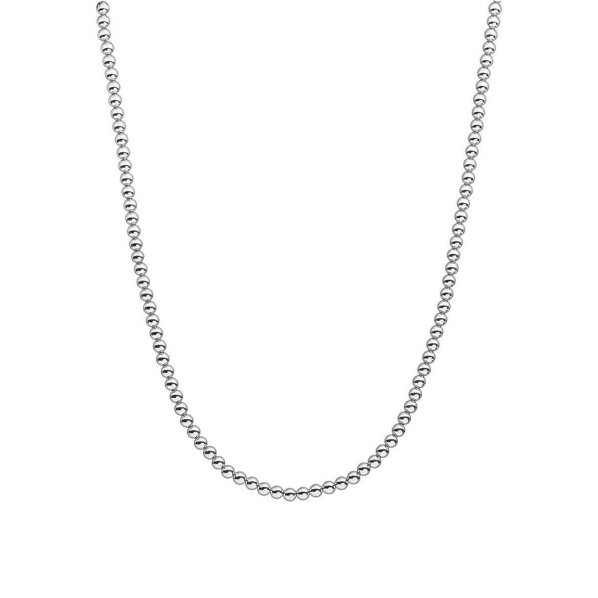 Sparkling Jewels Ketting 4mm NLK-S-4MM-042 Zilverkleurig