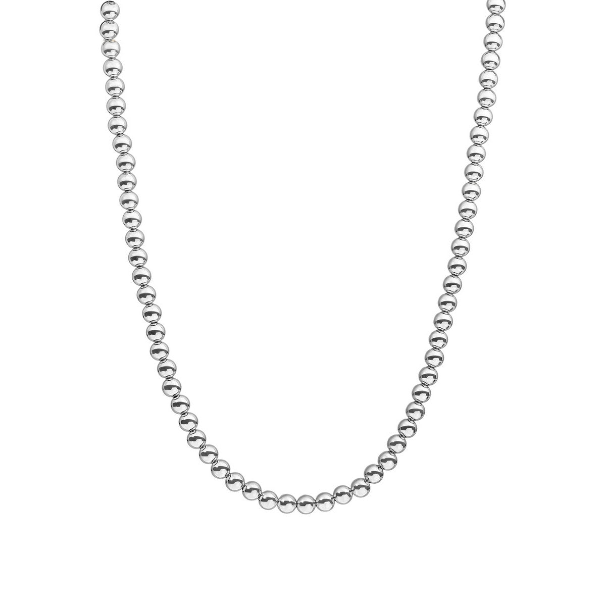 Sparkling Jewels Ketting 6mm NLK-S-6MM-042 Zilverkleurig