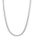 Sparkling Jewels Ketting 6mm Silver 42+2cm NLK-S-6MM-042