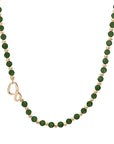 Sparkling Jewels Ketting - Green Onyx NLK03G-G53, exclusief en kwalitatief hoogwaardig. Ontdek nu!