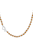 Sparkling Jewels Ketting - Citrine Quartz NLK03S-G38, exclusief en kwalitatief hoogwaardig. Ontdek nu!