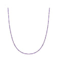 Sparkling Jewels ketting | 2mm Amethyst Gold - 42cm +2cm NLK04G-G05