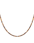 Sparkling Jewels ketting 2mm Tiger Eye Gold - 42cm +2cm NLK04G-G09 - PansiteNederland.nl