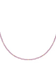 Sparkling Jewels ketting 2mm Aubergine Quartz Gold - 42cm +2cm NLK04G-G59 - PansiteNederland.nl