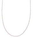 Sparkling Jewels Ketting Pink Opalite 2mm Gold 42+2cm NLK04G-G66