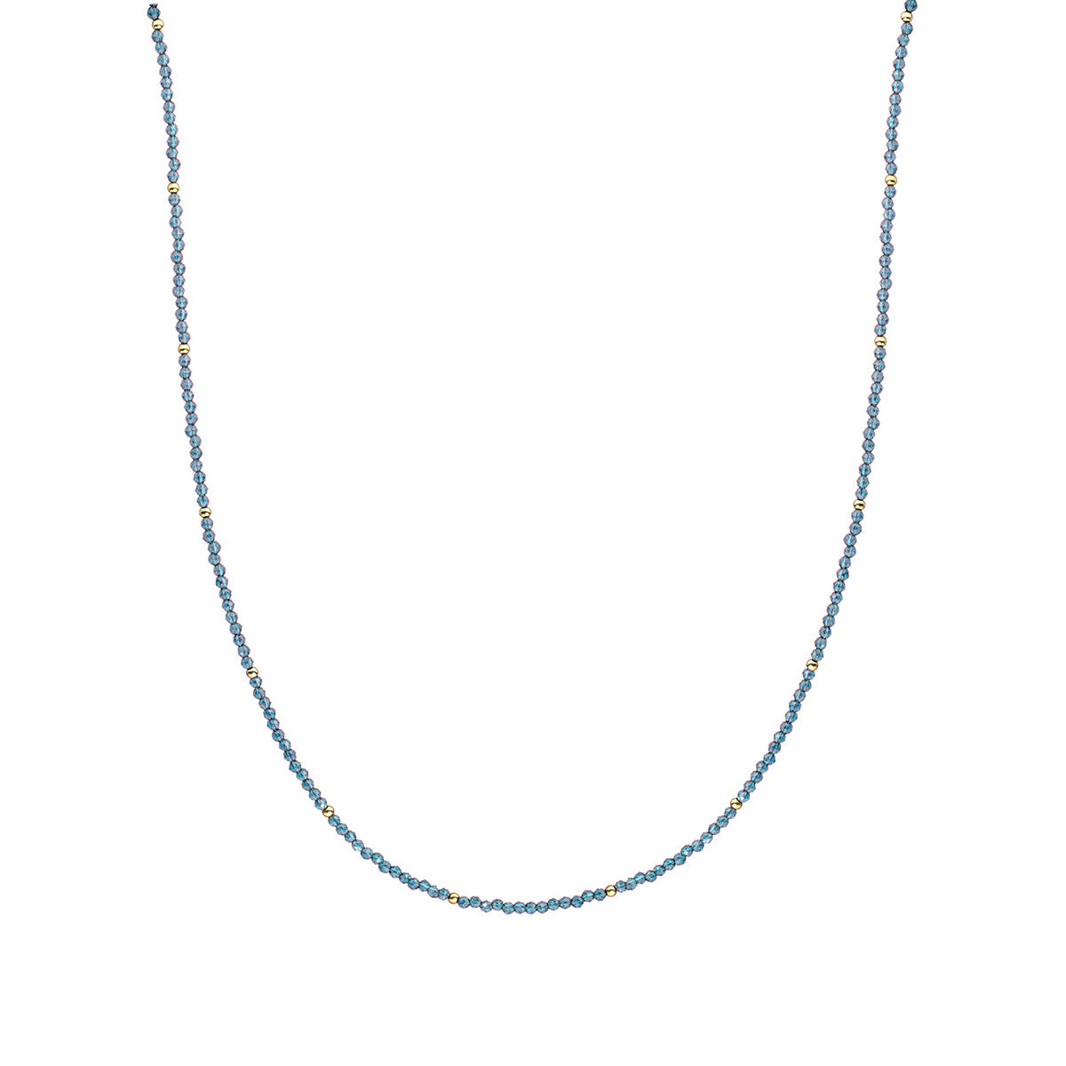 Sparkling Jewels Ketting Kwarts NLK04G-G67 Goudkleurig