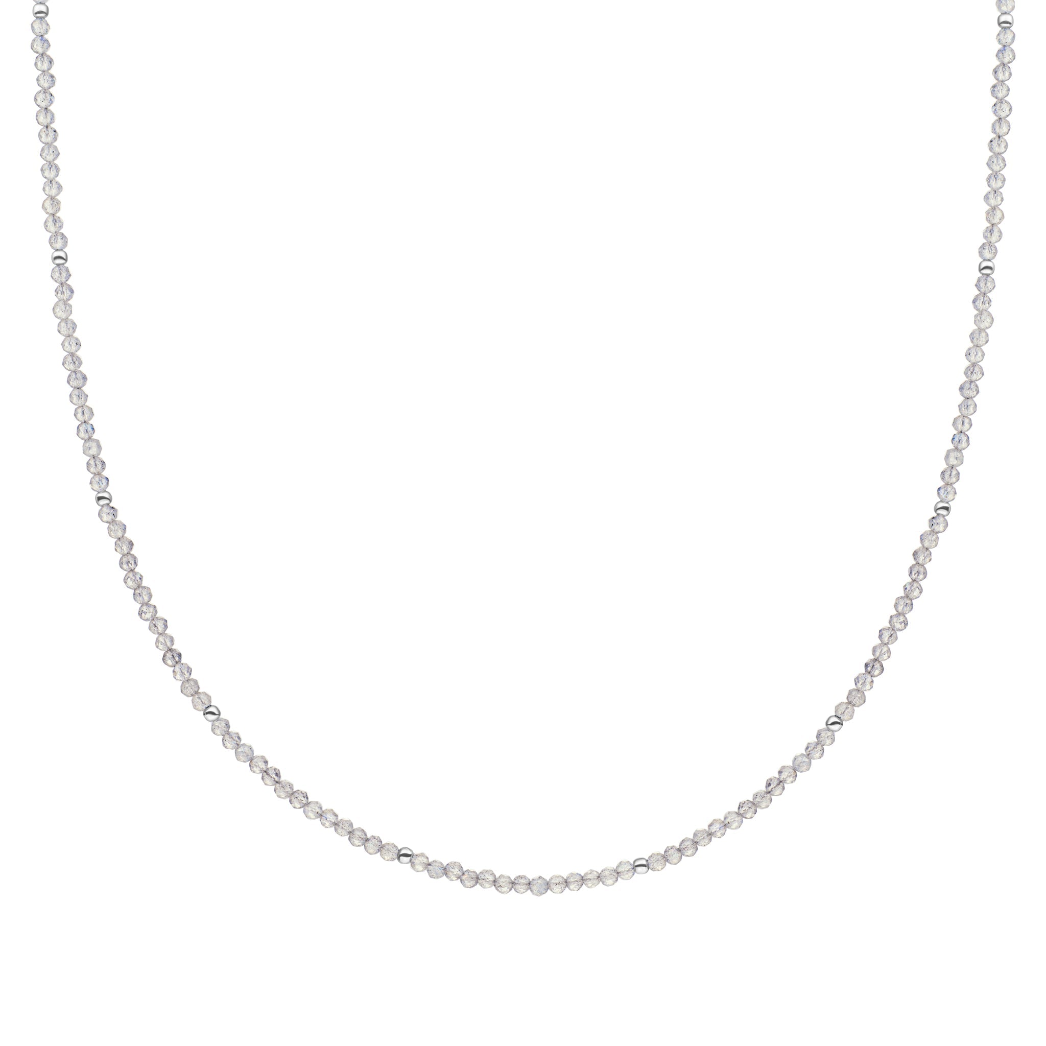 Sparkling Jewels Hanger Labradoriet NLK04S-G18 Bicolor