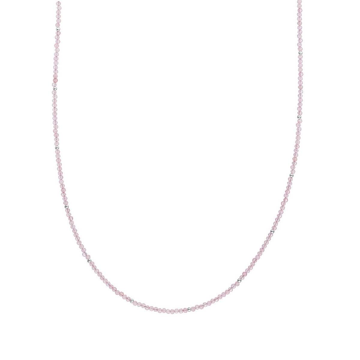 Sparkling Jewels Ketting Opaliet NLK04S-G66 Zilverkleurig