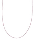 Sparkling Jewels Ketting Pink Opalite 2mm Silver 42+2cm NLK04S-G66