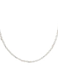 Sparkling Jewels Ketting | 2mm Pearl Silver - 42cm +2cm NLK04S-P01 - PansiteNederland.nl