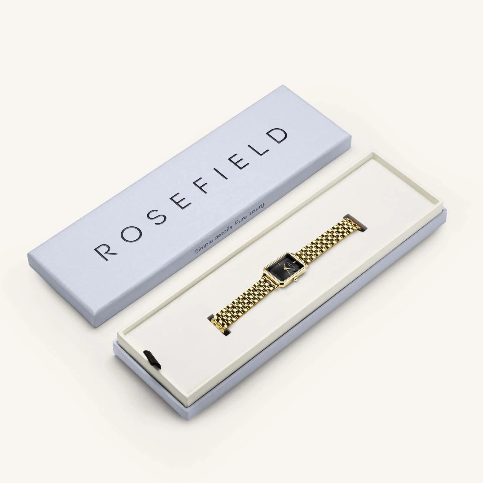 Rosefield Dameshorloge OBGSG-O61 Goudkleurig 19.5x24mm