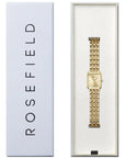 Rosefield horloge OCGSG-O82 Octagon XS Champagne Gold Steel - PansiteNederland.nl
