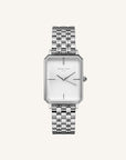 Rosefield horloge OCWSS-O41 The Octagon White Sunray Steel Silver