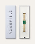 Rosefield horloge OEGSG-O79 Octagon XS Emerald Steel Gold - PansiteNederland.nl