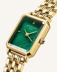 Rosefield horloge OEGSG-O79 Octagon XS Emerald Steel Gold - PansiteNederland.nl