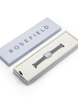 Rosefield horloge OGGSS-O72 Octagon XS Green MOP Steel Silver