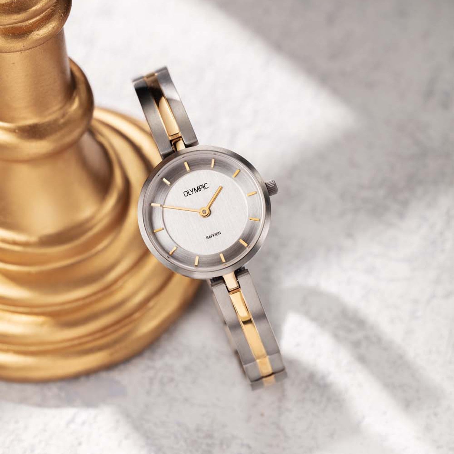 Olympic OL1DTT003B Titanium Horloge Dames Bocolor 26mm