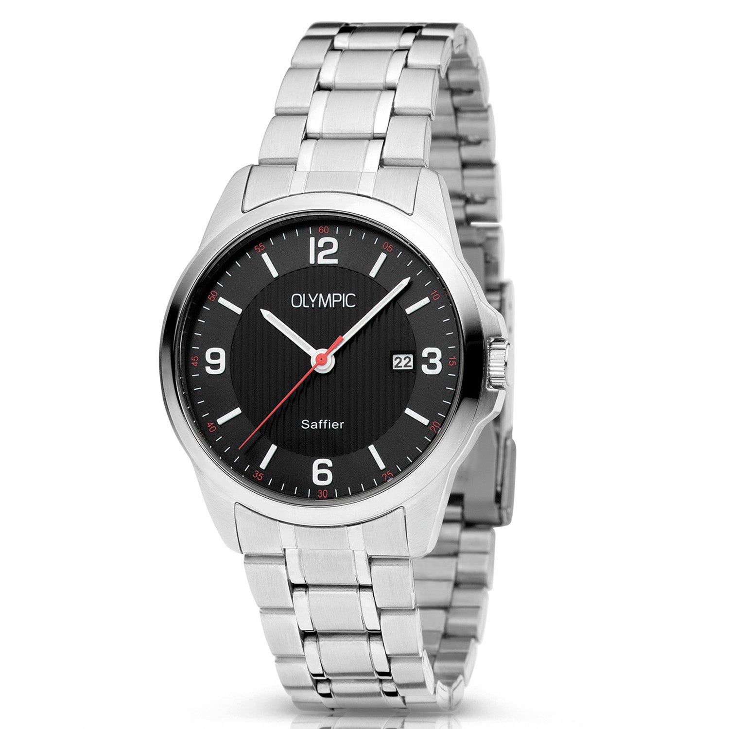 Olympic Horloge THOMAS zwart