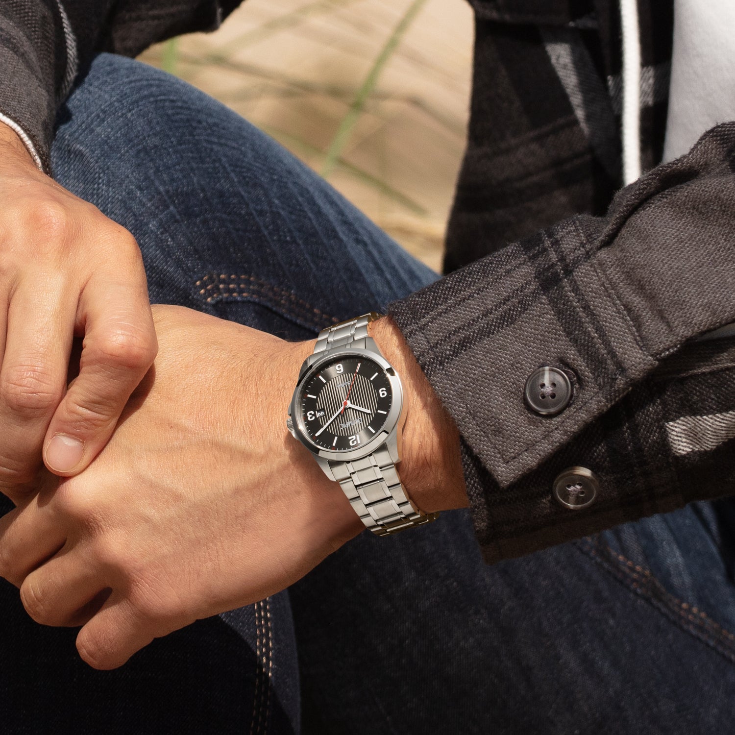 Olympic Horloge THOMAS zwart