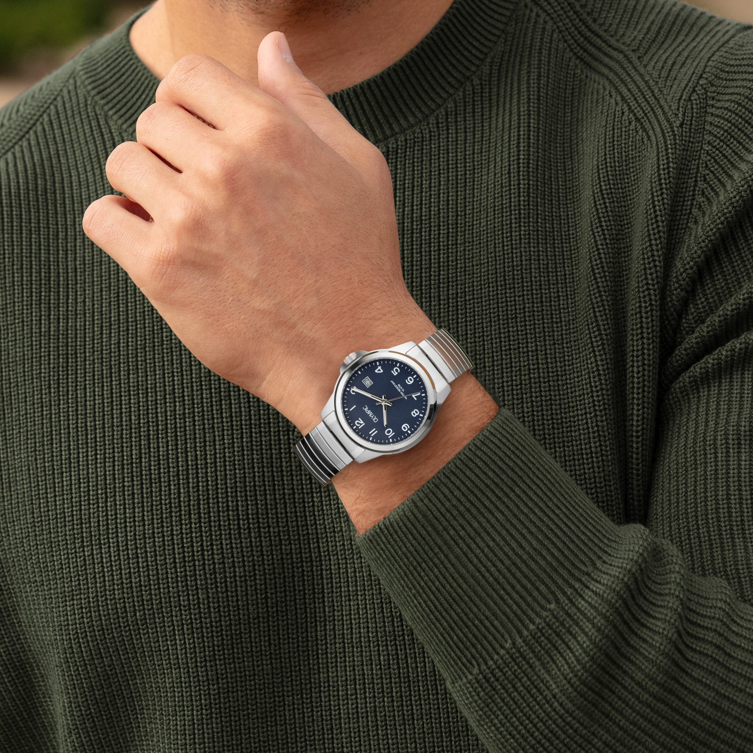 Olympic Horloge CHARLIE Blauw 38mm - OL26HSS308