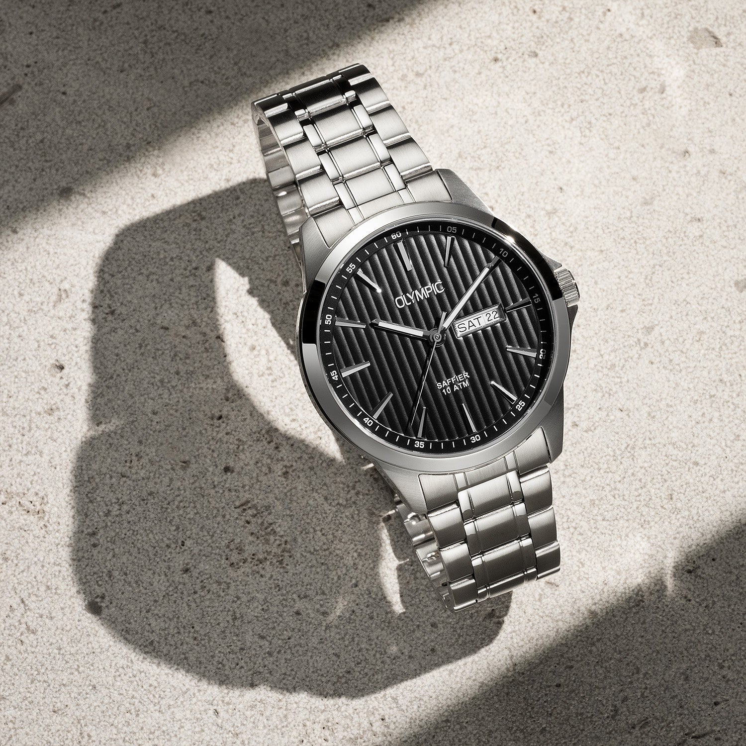 Olympic Horloge OL26HSS313 Zwart JOHN