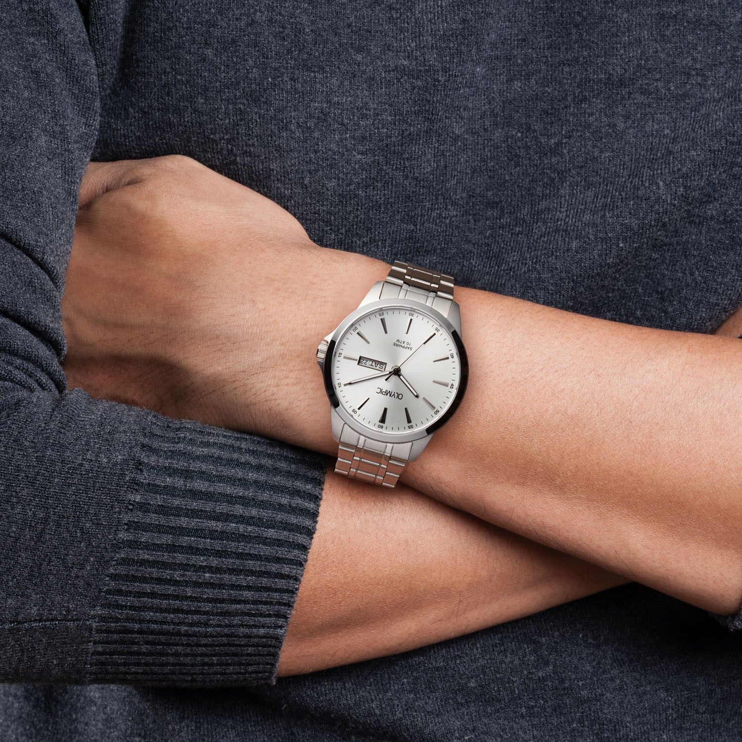 Olympic OL26HSS320 John Horloge Staal 41mm