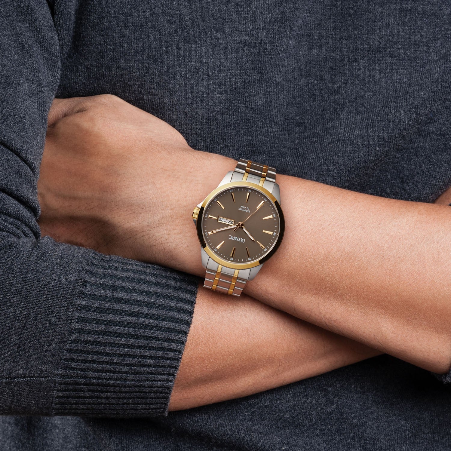 Olympic OL26HSS322B John Horloge Staal 41mm