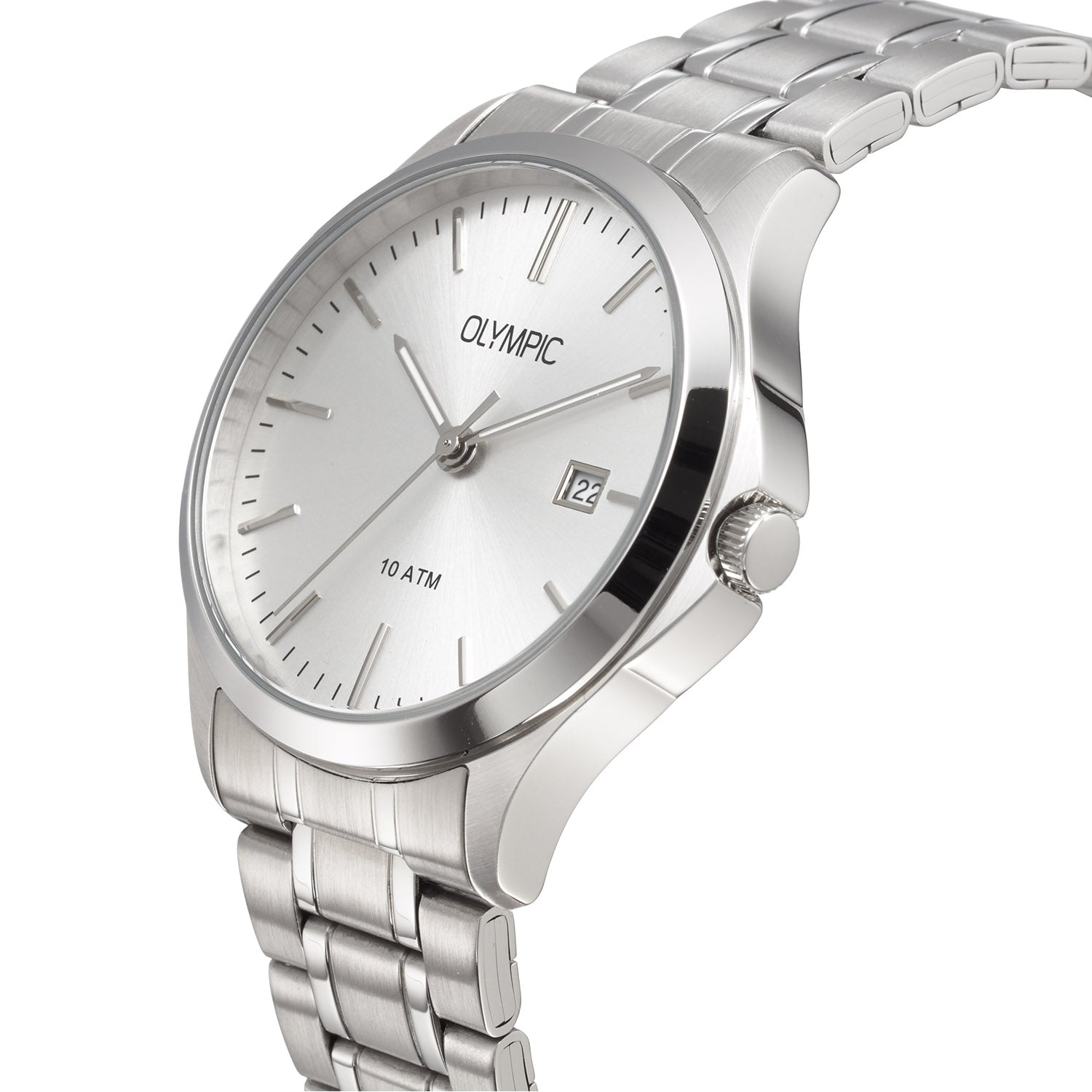 Olympic OL26HSS324 Milan Horloge Heren Staal 39mm