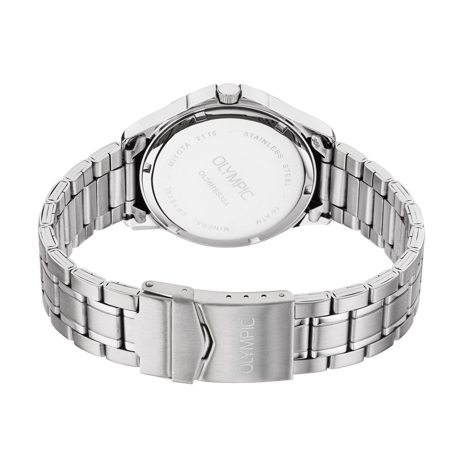 Olympic OL26HSS324 Milan Horloge Heren Staal 39mm