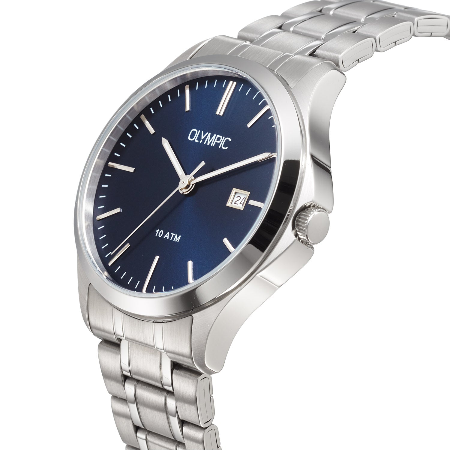 Olympic OL26HSS325 Milan Horloge Heren Staal 39mm