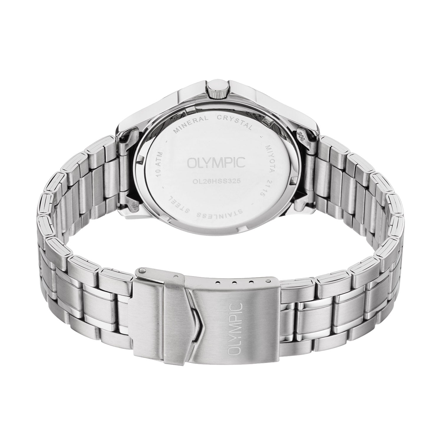 Olympic OL26HSS325 Milan Horloge Heren Staal 39mm