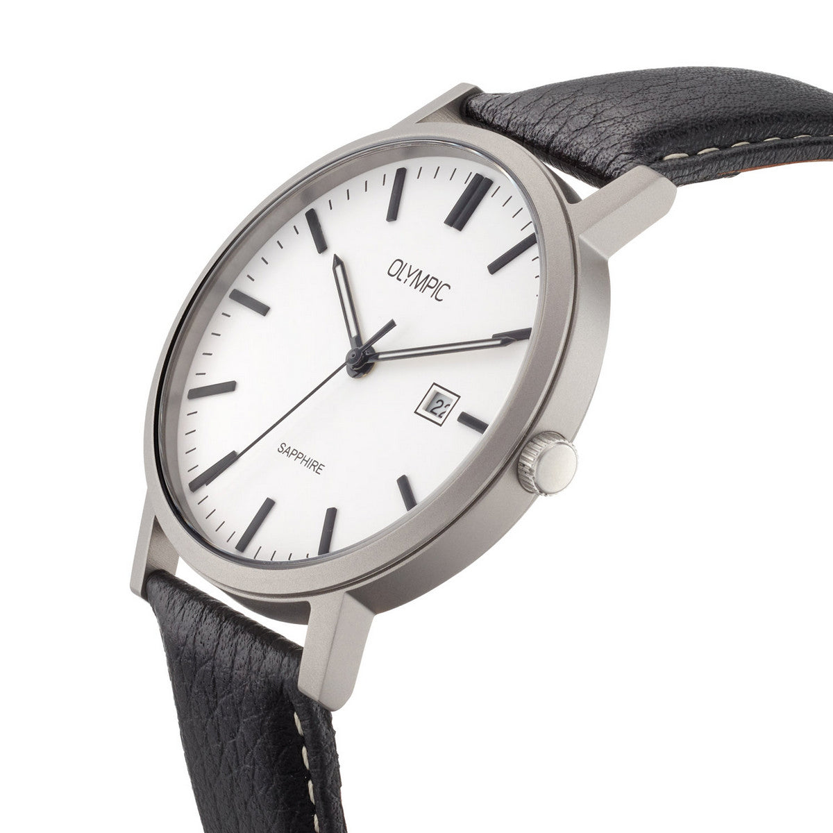 Olympic Horloge titanium wit - OL26HTL221